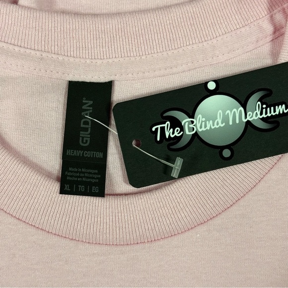 Light Pink Graphic Tee Cute Skeleton Lady Coffee Love Language - Picture 9 of 12